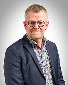 Dette er et portrætbillede af 1. viceborgmester Søren Elbæk